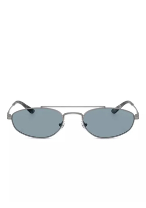 Emporio Armani oval-frame sunglasses - Silver