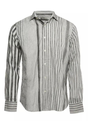 Etro Pre-Owned striped shirt - Grey