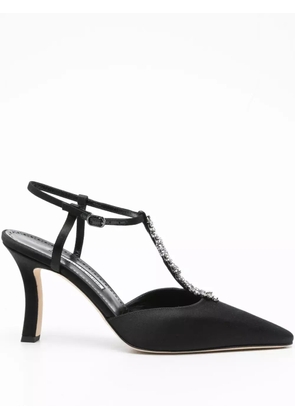 Manolo Blahnik 90mm Sufik heeled sandals - Black