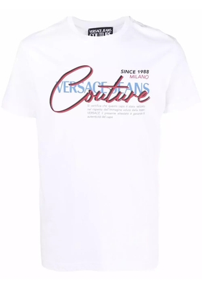 Versace Jeans Couture logo-print cotton T-shirt - White