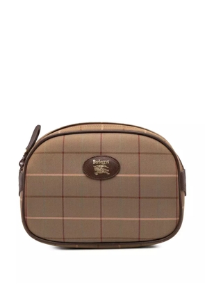 Burberry Pre-Owned 20th Century Vintage Check Canvas clutch bag - Brown