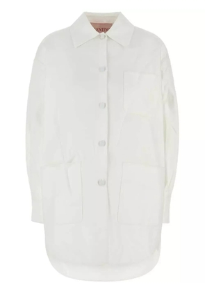 Valentino Garavani button-up shirt jacket - White