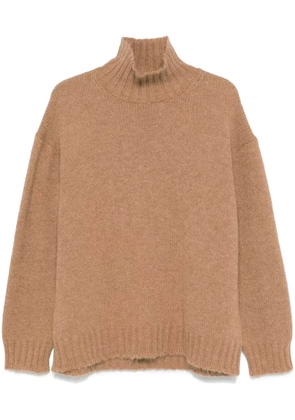 Jil Sander high-neck sweater - Brown