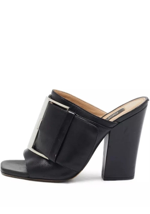 Sergio Rossi Vintage pre-owned 110mm buckled sandals - Black