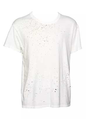 AMIRI pre-owned distressed crew-neck T-shirt - White