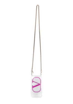 Valentino Garavani VLogo chain-strap iPhone 11 Pro case - Neutrals