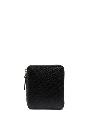 Comme Des Garçons Wallet zip around textured wallet - Black