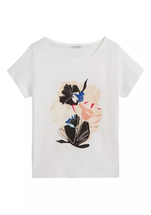 Marc O'Polo floral-print T-shirt - White