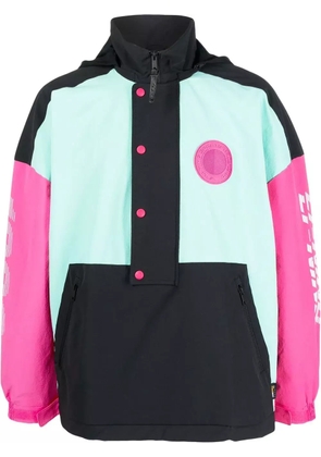 Li-Ning logo print hooded jacket - Black