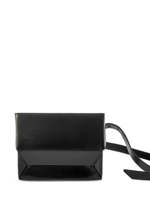 Merryl Tielman Debby geometric-panelled leather belt bag - Black