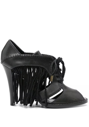 Louis Vuitton Pre-Owned 2010 105mm lace-up pumps - Black