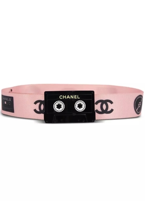 CHANEL Pre-Owned 2004 Cassette Tape belt - Pink
