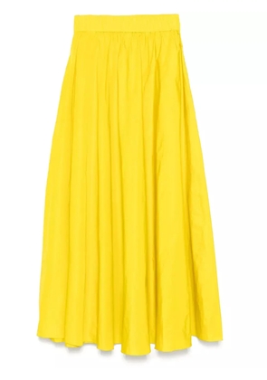 P.A.R.O.S.H. tafetta maxi skirt - Yellow