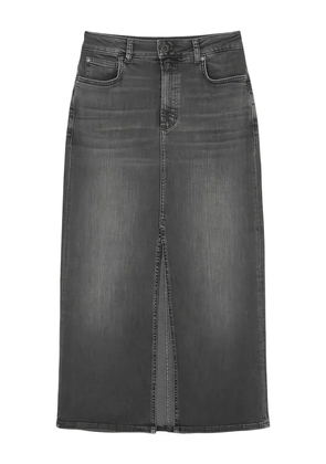 Marc O'Polo split-front denim skirt - Grey