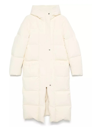Jil Sander quilted down coat - Neutrals