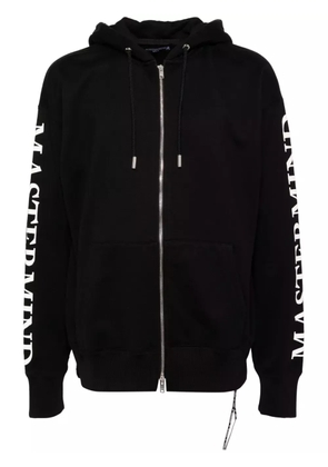 Mastermind World logo print hoodie - Black