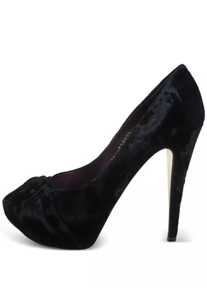 Gina pre-owned 130mm Claire pumps - Black