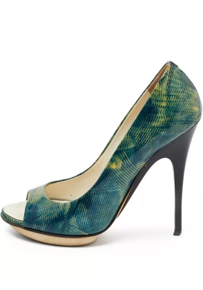 Giuseppe Zanotti Vintage Pre-Owned 115mm leather pumps - Green