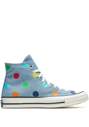 Converse x Golf Wang Chuck 70 Hi 'Denim Polka Dots' sneakers - Blue
