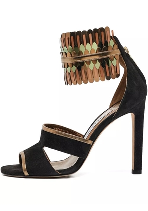 Jimmy Choo Pre-Owned 110mm Klara sandals - Black