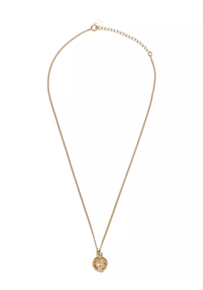 Christian Dior Pre-Owned CD logo necklace - Gold