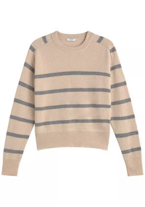 Peserico striped long-sleeve jumper - Neutrals