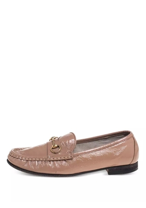 Gucci Pre-Owned Horsebit leather loafers - Neutrals