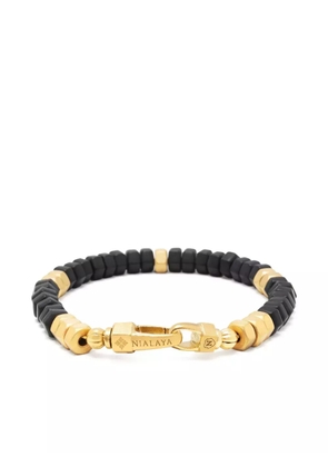 Nialaya Jewelry bead-detailing bracelet - Black