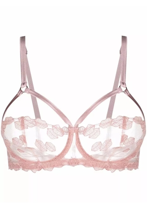 Fleur Of England Valentina Strap Balcony bra - Pink