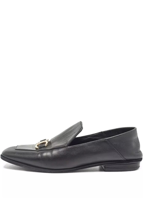 Ferragamo Pre-Owned leather loafers - Black