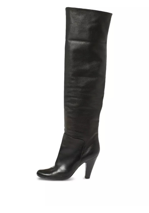 Giuseppe Zanotti Vintage Pre-owned 90mm leather over-the-knee boots - Black