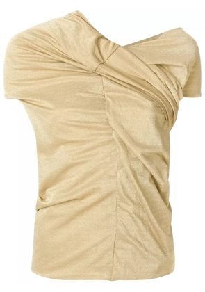 Junya Watanabe Comme des Garçons Pre-Owned 2009 gathered top - Metallic