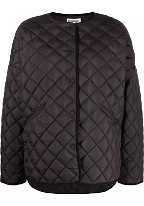 TOTEME drop-shoulder quilted jacket - Black