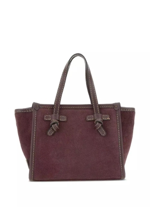 MARCELLA CLUB suede tote bag - Brown