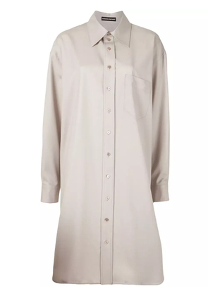 Kwaidan Editions oversized shirt dress - Neutrals