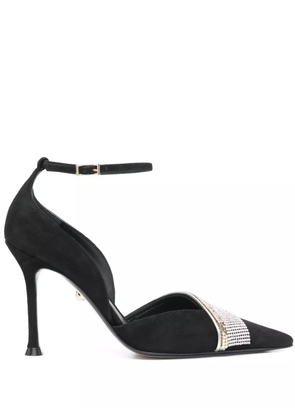Alevì Kyla 95mm suede pumps - Black