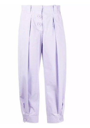 Krizia high-waisted tailored trousers - Purple