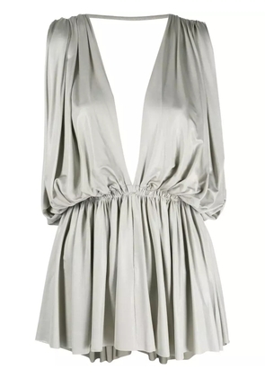 Rick Owens Venus V-neck draped top - Neutrals