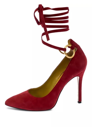 Charlotte Olympia 100mm leather pumps - Red