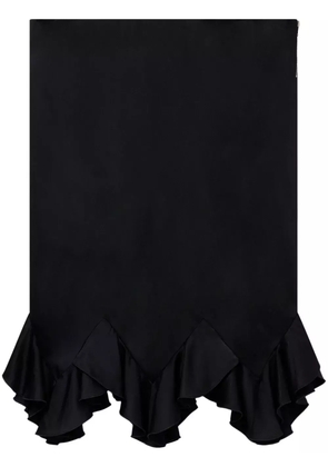 Stella McCartney ruffled satin midi skirt - Black