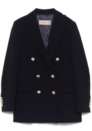 Blanca Vita double-breasted blazer - Blue