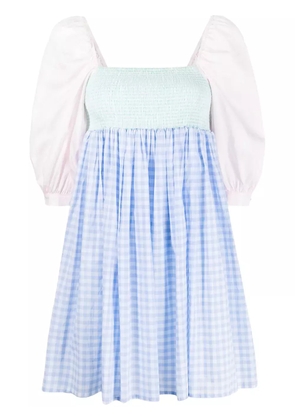 Pitusa printed babydoll dress - Blue