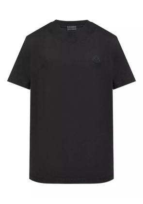 Moncler logo-patch cotton T-shirt - Black