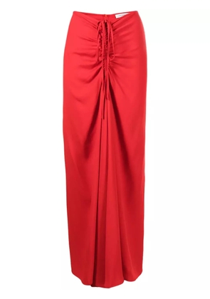 Christopher Esber high-waist draped skirt - Red