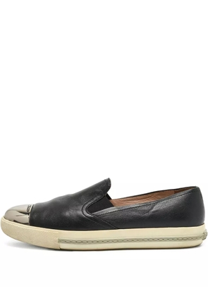 Miu Miu Pre-Owned slip-on sneakers - Black