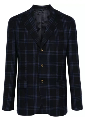 Eleventy checkered blazer - Blue