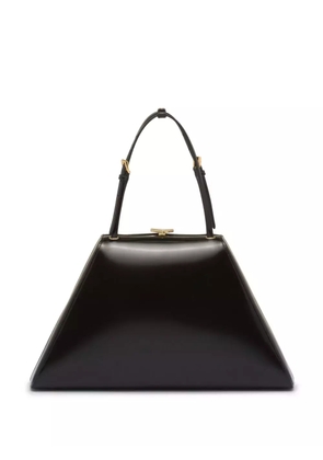 Prada patent-leather tote bag - Black