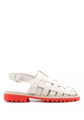 Sarah Chofakian Millie slingback-strap sandals - Neutrals