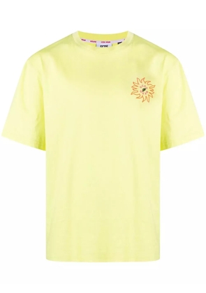 GCDS logo-print detail T-shirt - Green