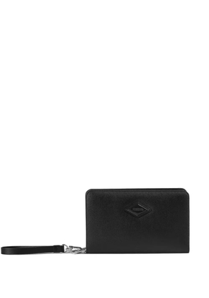 Doucal's double-zip wallet - Black